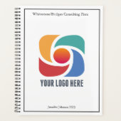 Custom Business Logo Professional 2025 Bedrijf Planner (Voorkant)