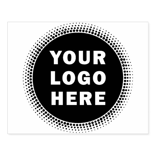 Custom Business Logo Professional Groot Rubberstempel (Afrduk)