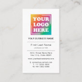 Custom Business Logo Professional Modern Visitekaartje (Voorkant)