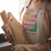 Custom Business Logo, professioneel bedrijf Schort