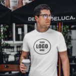 Custom Business Logo Professioneel Medewerker Pers T-shirt<br><div class="desc">Custom Business Logo Professional Medewerker Personeel T-shirt</div>