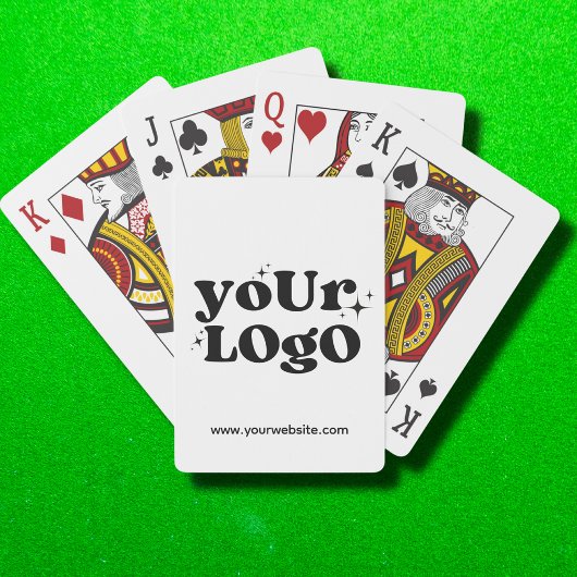 Custom Business Logo Promotional Branded Wit Pokerkaarten