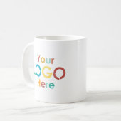 Custom Business Logo Promotional Marketing Koffiemok (Voorkant links)