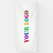 Custom Business Logo Promotionele Bedrijfbanner Spandoek (Verticaal)