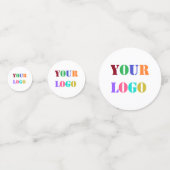 Custom Business Logo Promotionele Confetti Sjabloo (Voorkanten)