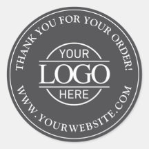 Custom Business Logo Promotionele Grijs en Wit