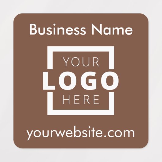 Custom Business Logo Promotionele Merkkleding Labels (Design 1)