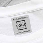 Custom Business Logo Promotionele Merkkleding Labels
