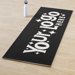 Custom Business Logo Promotionele Zwart Wit Retro Yogamat
