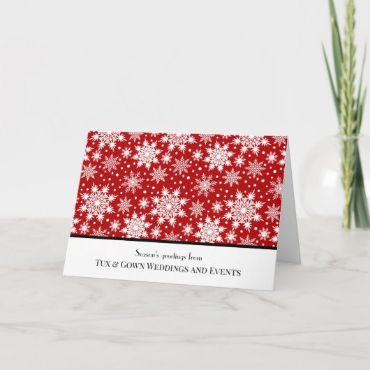 Custom Business Logo QR Code Corporate Christmas Feestdagen Kaart (Voorkant)