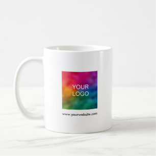 Custom Business Logo QR Code Scan Me Sjabloon Koffiemok