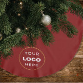 Custom Business Logo Red Holiday Kerstboom Rok