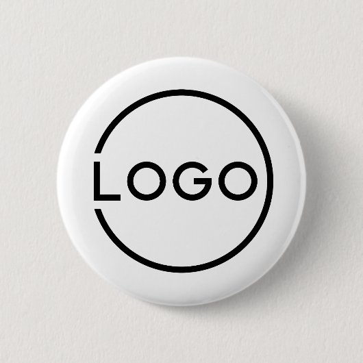 Custom Business Logo Ronde Button 5,7 Cm (Voorkant)
