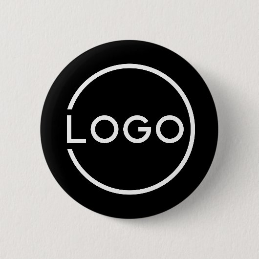 Custom Business Logo Ronde Button 5,7 Cm (Voorkant)