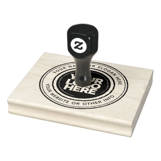 Custom Business Logo Round Large Rubberstempel (Stempel)