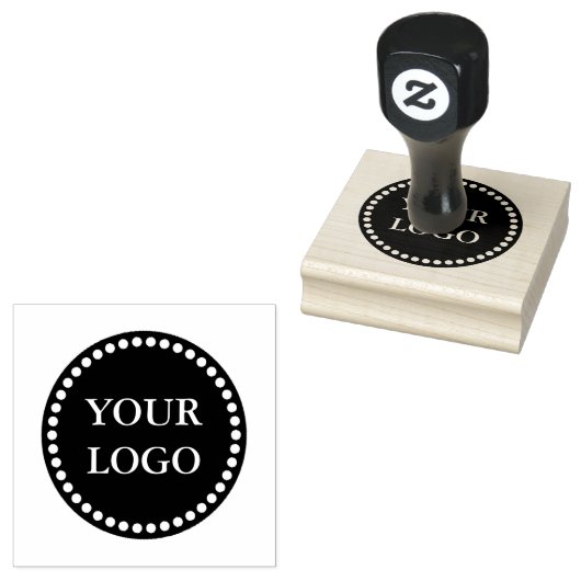 Custom Business Logo Rubber Rubberstempel (Gestempeld)