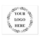 Custom Business Logo Rubber Stamp for Stationery” Rubberstempel (Afrduk)