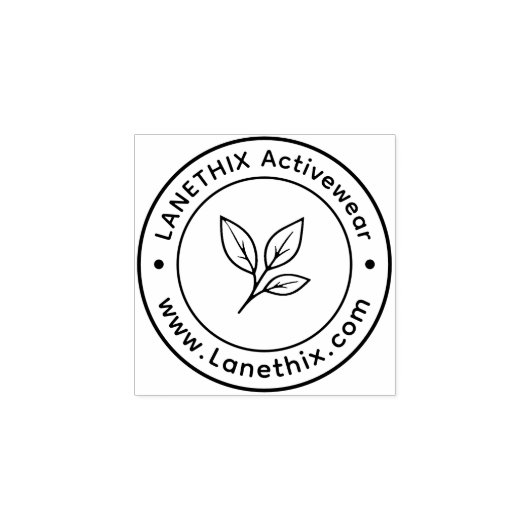 Custom Business Logo Rubber Stamp Rubberstempel (Afrduk)