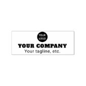 Custom Business Logo Rubber Stamp Uw Logo toevoege Rubberstempel (Gestempeld)