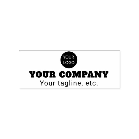 Custom Business Logo Rubber Stamp Uw Logo toevoege Rubberstempel (Afrduk)
