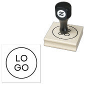 Custom Business Logo Rubberstempel (Gestempeld)