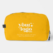 Custom Business Logo Schattige Stijlvol Cool Donke Toilettasje (Voorkant)