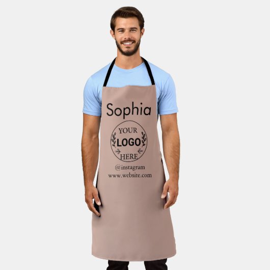 Custom Business Logo Schort | Modern minimalistisc (Gedragen)