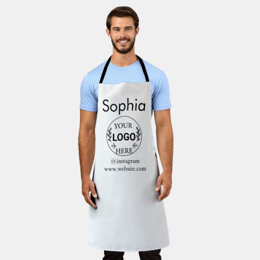 Custom Business Logo Schort | Modern minimalistisc (Gedragen)