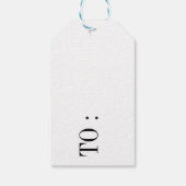 Custom Business Logo Sjabloon - Telefoon en adres Cadeaulabel (Achterkant)