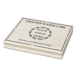 Custom Business Logo Stamp for Handmade Branding Rubberstempel