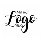 Custom BUSINESS LOGO STAMP voeg uw logo toe Rubberstempel (Afrduk)