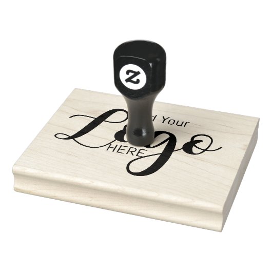 Custom BUSINESS LOGO STAMP voeg uw logo toe Rubberstempel (Stempel)