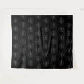 Custom Business Logo stap en herhaling Wandkleed (Voorkant (horizontaal))
