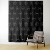 Custom Business Logo stap en herhaling Wandkleed (In situ)