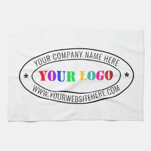 Custom Business Logo Tekst Bedrijf Keukenhanddoek