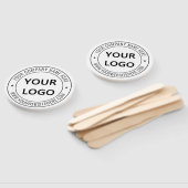 Custom Business Logo Tekst Bedrijf Party Hand Fan Handwaaier (Niet-gemonteerd)