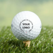 Custom Business Logo Tekst Bedrijf Stempel Golfbal Golfballen (Insitu Shirt)