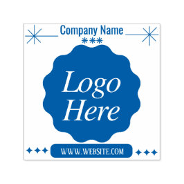 Custom Business Logo & tekst eigen Bedrijf Zelfinktende Stempel