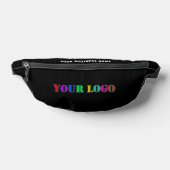 Custom Business Logo Tekst Fanny Pack Kies kleuren Heuptasje (Liggend)
