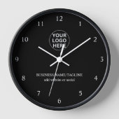 Custom Business Logo & Tekst l Zwart & Wit Merk (Voorkant)