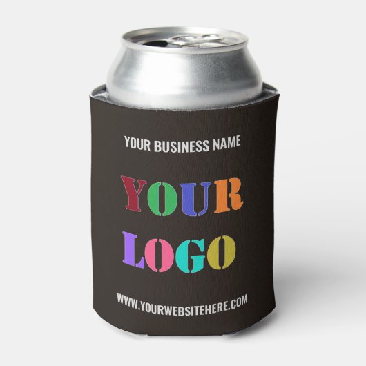 Custom Business Logo Tekst Promotionele Koelbox Blikjeskoeler (Blikje Voorkant)