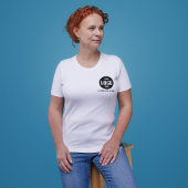 Custom Business Logo & Tekst T-Shirt voor Beroep