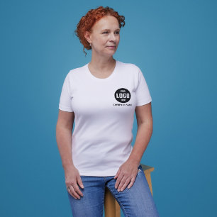 Custom Business Logo & Tekst T-Shirt voor Beroep