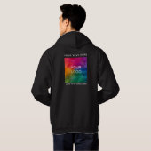 Custom Business Logo Tekst toevoegen Medewerker Ma Hoodie (Achterkant volledig)