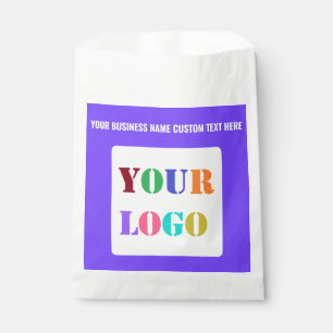 Custom Business Logo Tekst Uw Bedrijf Favor Bag Bedankzakje