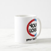Custom Business Logo Text Mug for Businesses  Gift Koffiemok (Voorkant rechts)