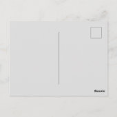 Custom Business Logo & Text Office Briefkaart (Achterkant)