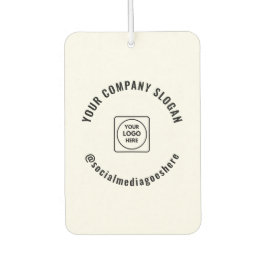 Custom Business Logo Text Promotional Branding Luchtverfrisser