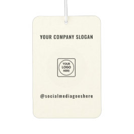 Custom Business Logo Text Promotional Branding Luchtverfrisser