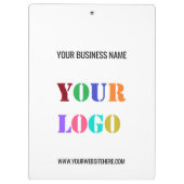 Custom Business Logo Text Promotionele Klembord (Achterkant)